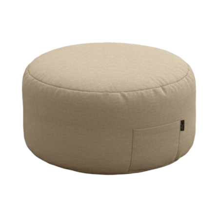 เบาะนั่งทรงกลม RENITA HOME รุ่นMAKI POUF สีครีม_0
